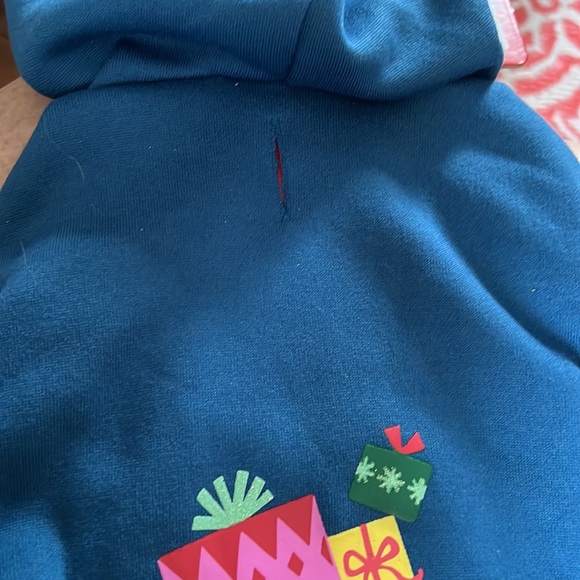 NWT Dog Cat Christmas Holiday cold weather hoodie Size Medium - Picture 8 of 11